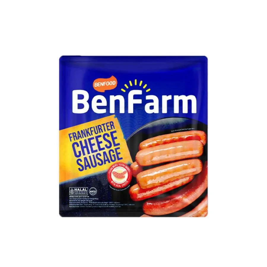 Benfarm Frankfuter Cheese Sausage 300 g