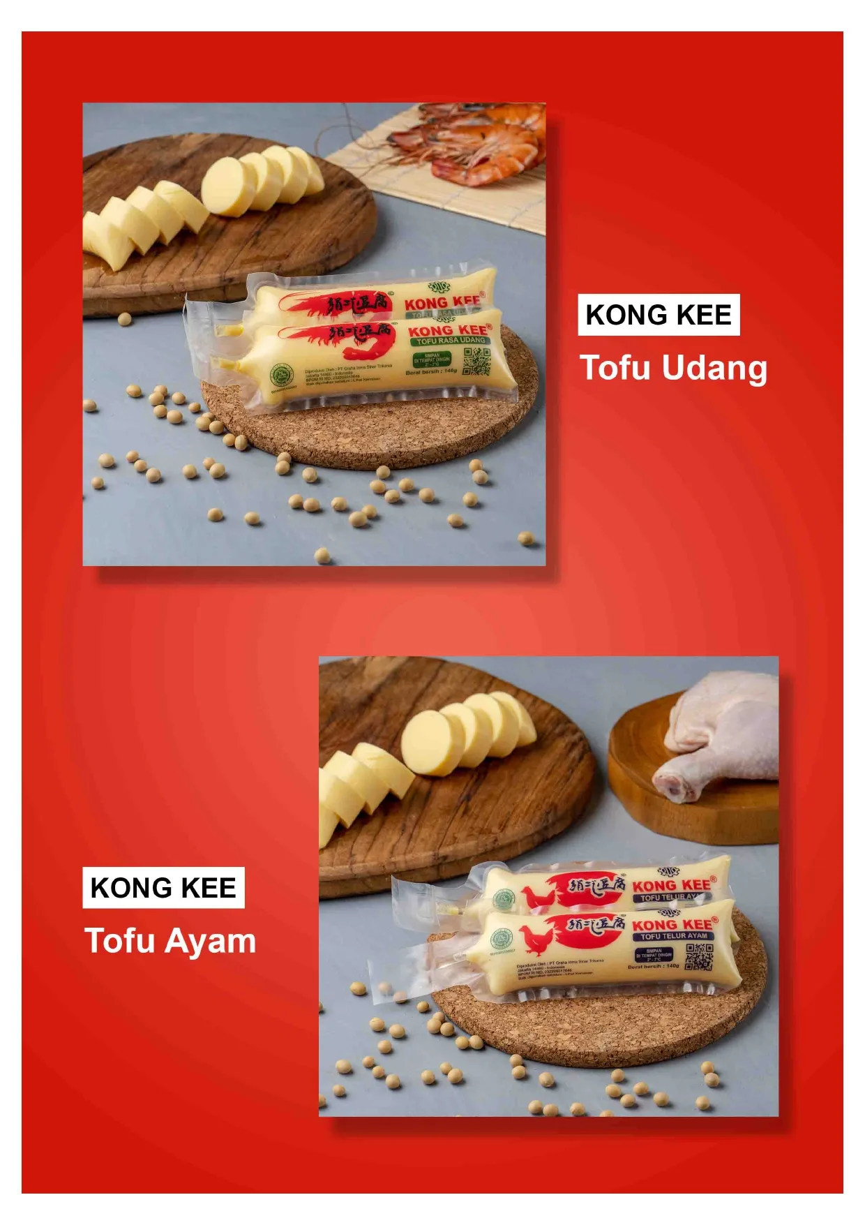 KK Tofu Rasa Udang 140 GR